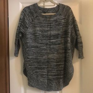 Heathered Black and Grey Sweater